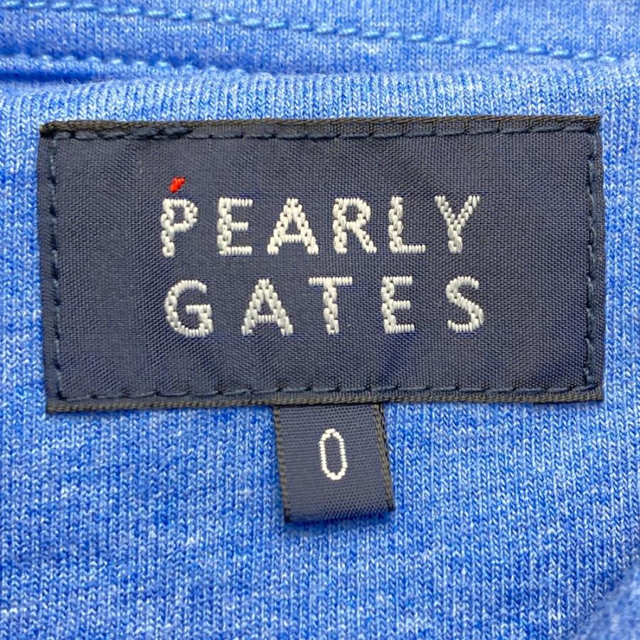 PEARLY GATES（パーリーゲイツ） 半袖ポロシャツ ブルー系 0 ゴルフ