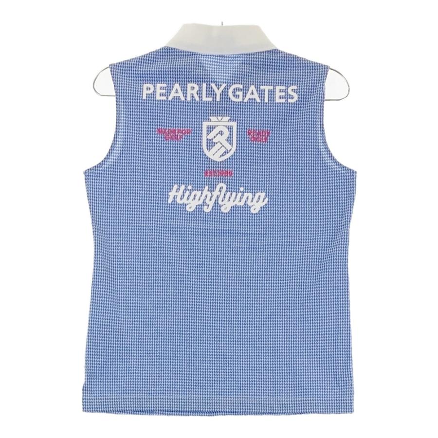 未使用パーリーゲイツゲイツのノースリーブポロシャツ PEARLY GATES（パーリーゲイツ） ノースリーブポロシャツ ブルー系 0