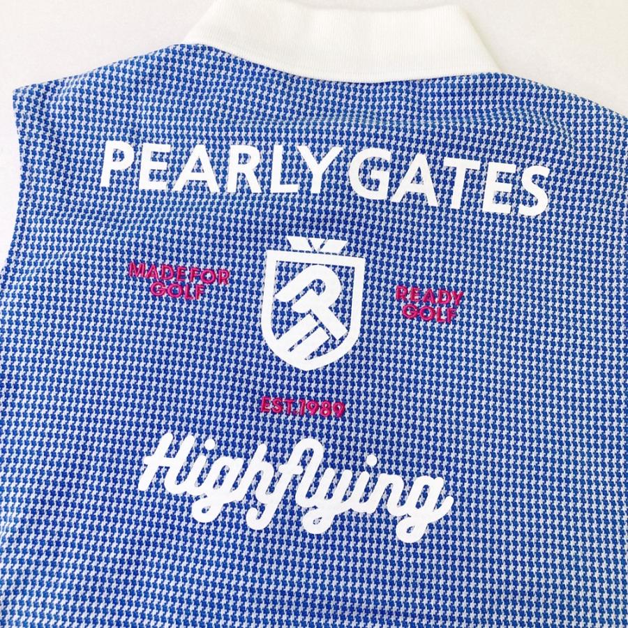 PEARLY GATES（パーリーゲイツ） ノースリーブポロシャツ ブルー系 0