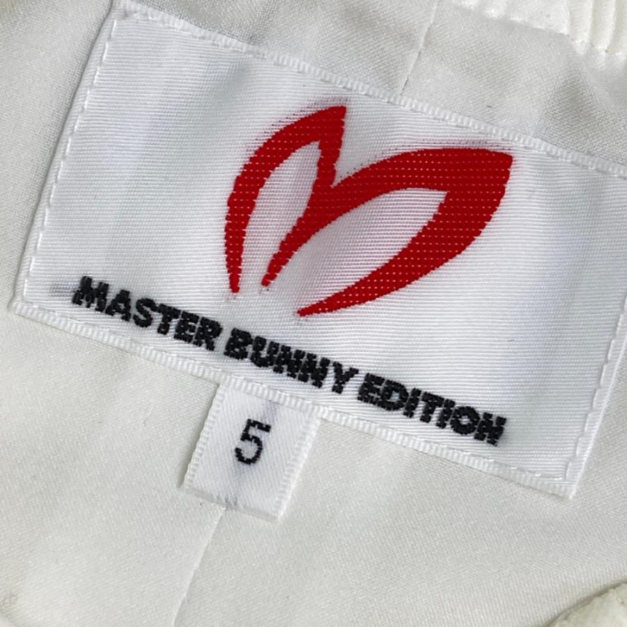 サイズ：5 MASTER BUNNY EDITION マスターバニーエディション  ハーフジップブルゾン  ホワイト系 [240101471057] ゴルフウェア メンズ ストスト サイズ：5 MASTER BUNNY EDITION マスターバニーエディション