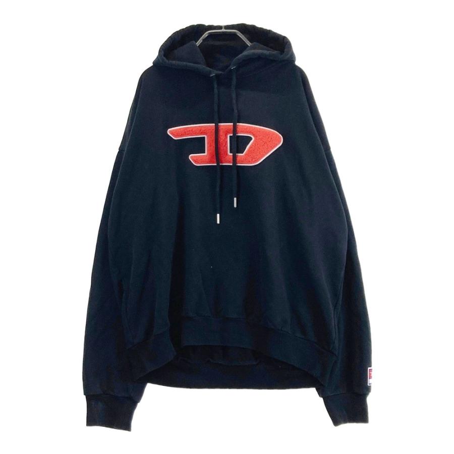 DIESEL ディーゼル スウェットパーカー ブラック系 L メンズ