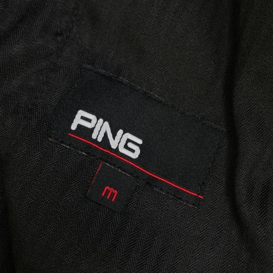 PING ピン 中綿 ジップジャケット ブラック系 M ゴルフウェア