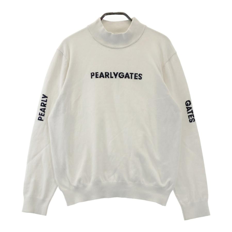【新品】PEARLY GATES パーリーゲイツ モックネック ニット 長袖 PEARLY GATES パーリーゲイツ モックネック 長袖ニットセーター