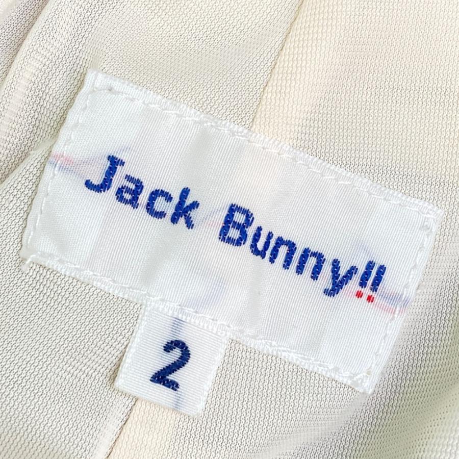 サイズ：2 JACK BUNNY ジャックバニー  バックロゴ インナー付ストレッチスカート  ベージュ系 [240101471570] ゴルフウェア レディース ストスト サイズ：2 JACK BUNNY ジャックバニー バックロゴ インナー付