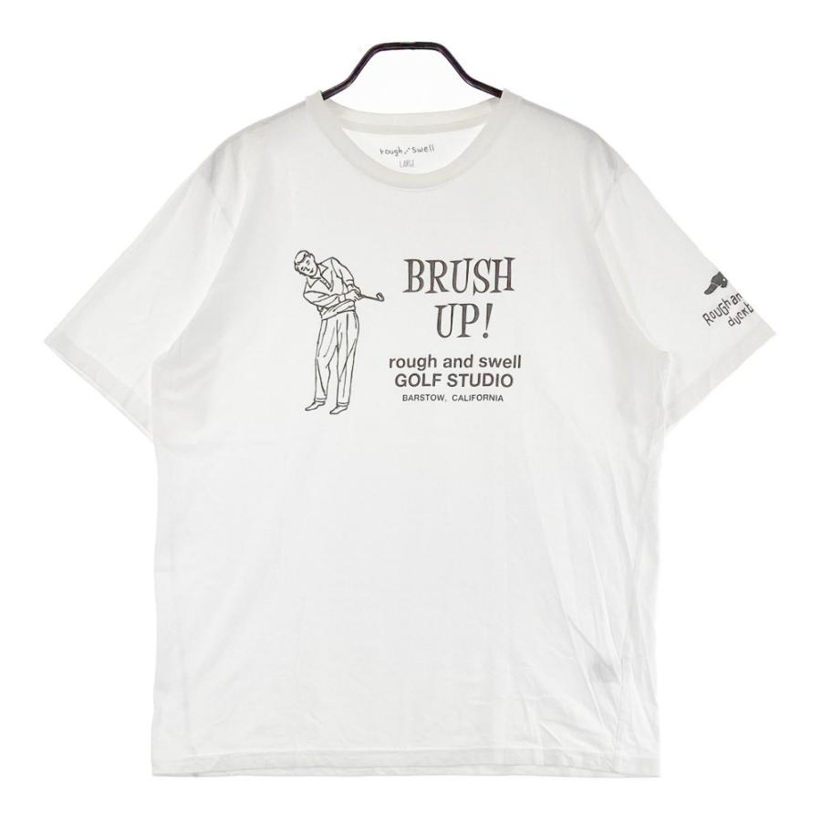 AND スポーツ ROUGH AND SWELL ホワイトTシャツ