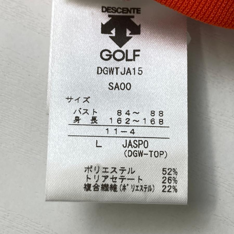 新品】DESCENTE GOLF デサントゴルフ ノースリーブポロシャツ ブルー系
