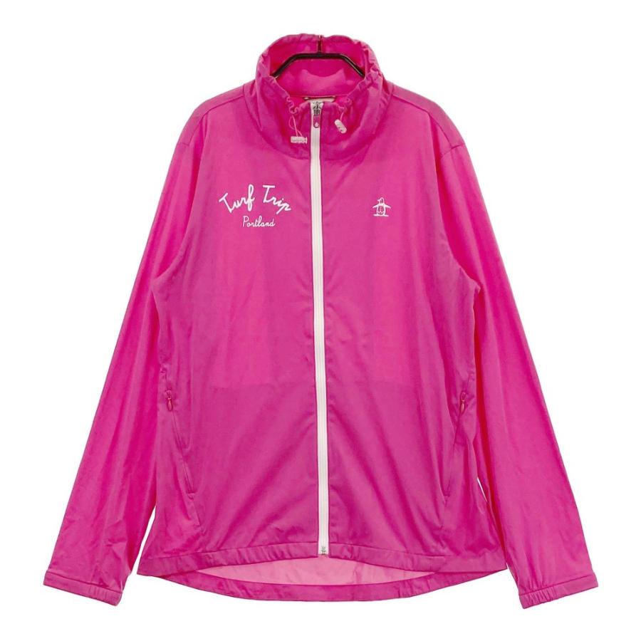 マンシングウェア ピンク フルジッパー L MUNSING WEAR マンシングウェア 長袖 ジップジャケット ピンク系 L