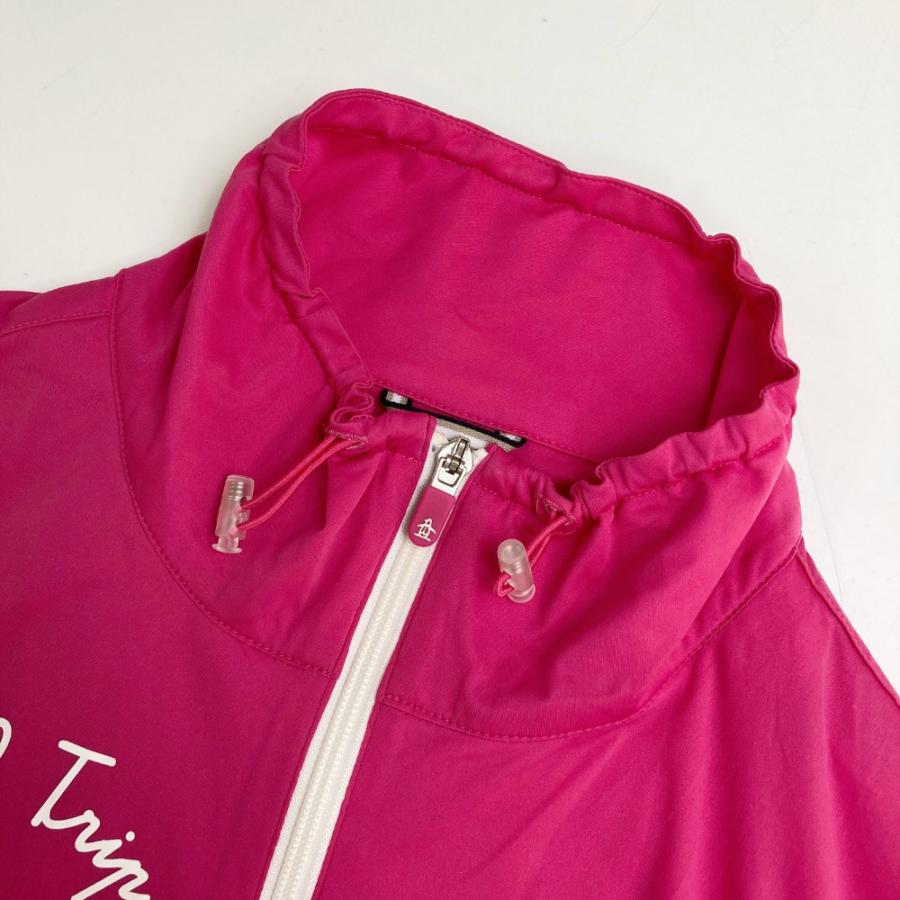 サイズ：L MUNSING WEAR マンシングウェア  長袖ジップジャケット  ピンク系 [240101495203] ゴルフウェア レディース ストスト MUNSING WEAR マンシングウェア 長袖 ジップジャケット ピンク系