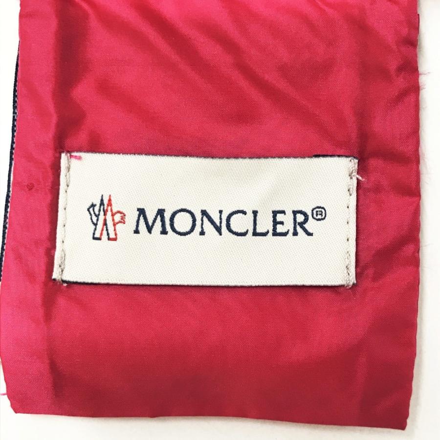 【MONCLER】モンクレール　マフラー　ピンク　美品 MONCLER モンクレール E10930044900 C0002 2018 ダウンマフラー
