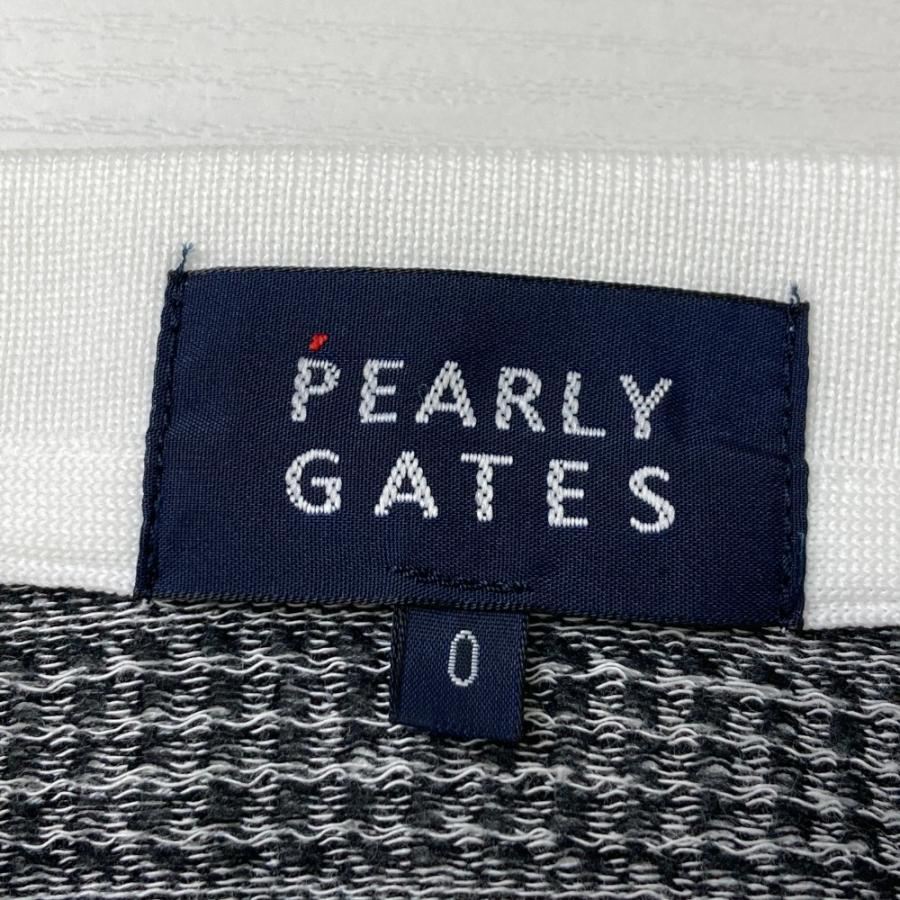 PEARLY GATES パーリーゲイツ 半袖ポロシャツ 総柄 ブラック系 0