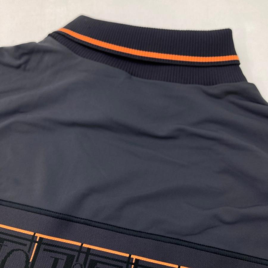 サイズ：46 MARK&LONA マークアンドロナ  裏起毛 ハイネック長袖Tシャツ  グレー系 [240101471812] ゴルフウェア メンズ ストスト MARK&LONA マークアンドロナ 裏起毛 ハイネック長袖Tシャツ