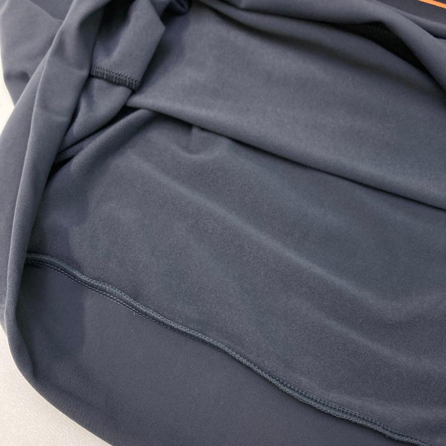 サイズ：46 MARK&amp;LONA マークアンドロナ  裏起毛 ハイネック長袖Tシャツ  グレー系 [240101471812] ゴルフウェア メンズ ストスト MARK&LONA マークアンドロナ 裏起毛 ハイネック長袖Tシャツ