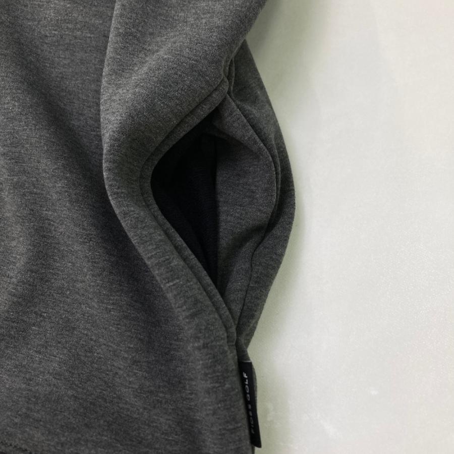 サイズ：L FIDES GOLF フィデスゴルフ  裏起毛ハイネックスウェット  グレー系 [240101471814] ゴルフウェア メンズ ストスト FIDES GOLF フィデスゴルフ 裏起毛ハイネックスウェット グレー