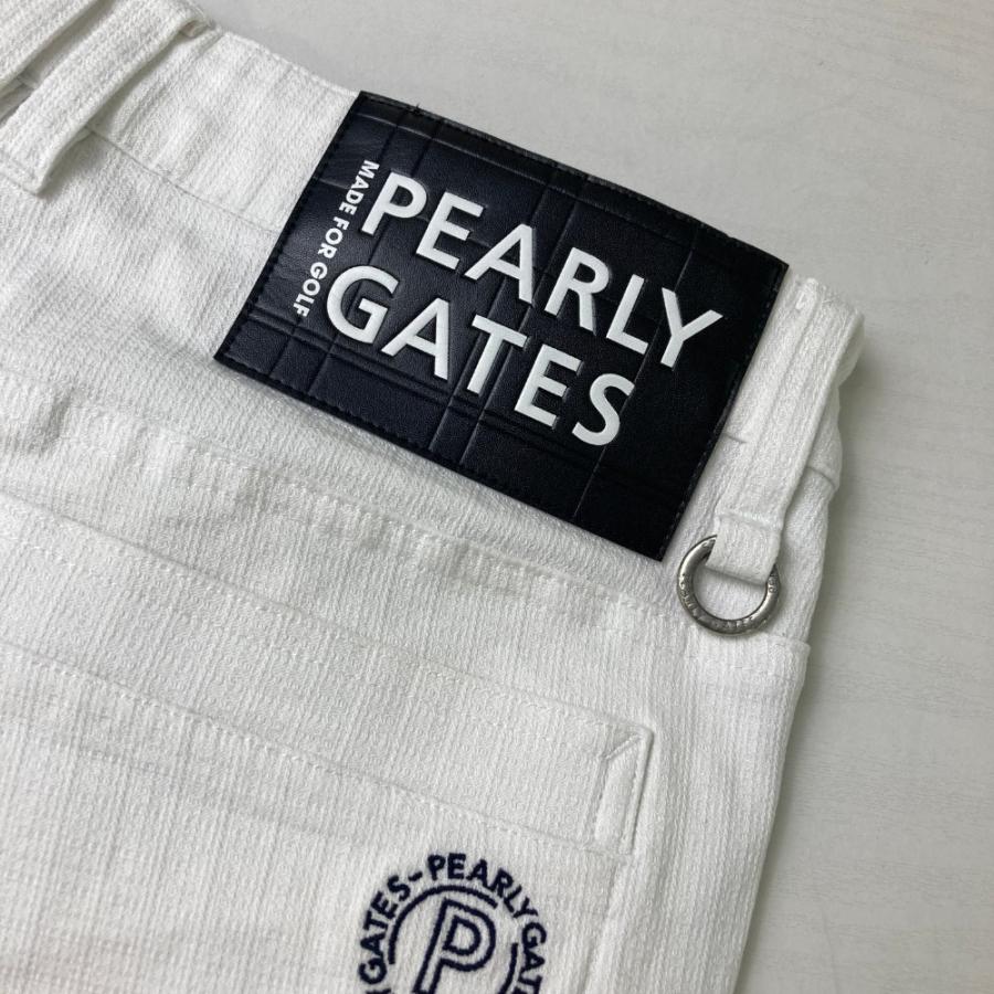 【お値下げ】【新品未使用】PEARLY GATES ホワイトストレッチパンツ PEARLY GATES（パーリーゲイツ） 2023年 ストレッチパンツ ホワイト系