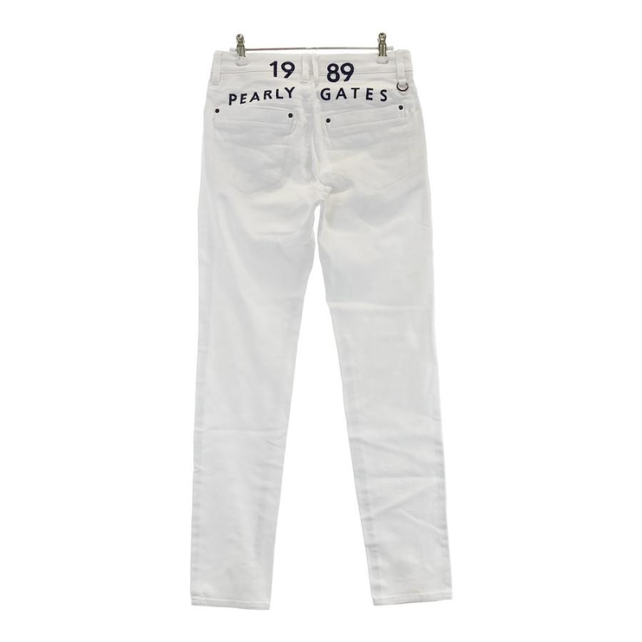PGG パーリーゲイツ　ゴルフパンツ ストレッチパンツ　ホワイト　白 PEARLY GATES パーリーゲイツ ストレッチパンツ ホワイト系 0 ゴルフ