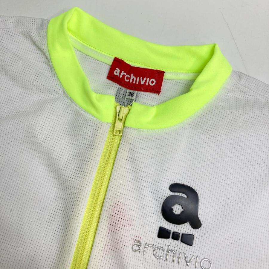 【新品】ARCHIVIO アルチビオ 半袖メッシュジャケット ホワイト系 36 ゴルフウェア レディース_2