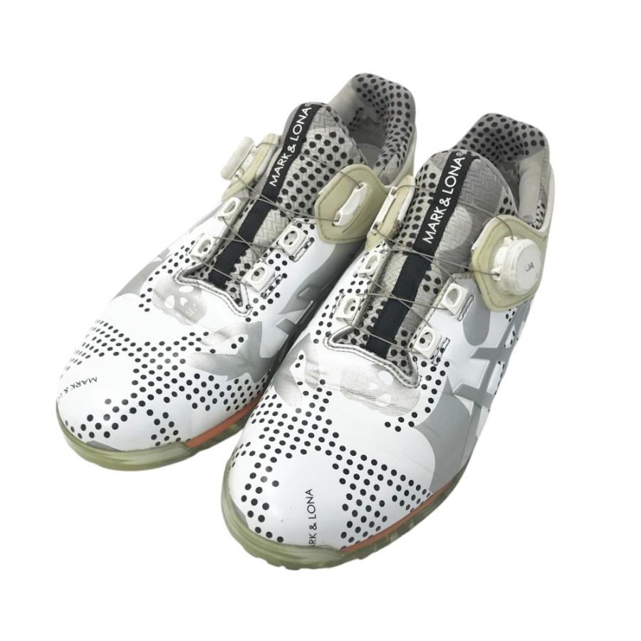 MARK ＆LONA ゴルフシューズ ホワイト スカル 27cm MARK ＆LONA ゴルフシューズ ホワイト スカル 27cm