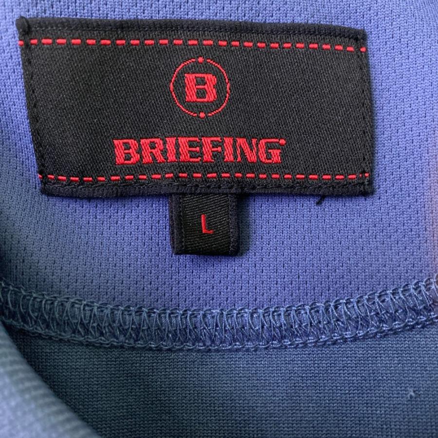 サイズ： BRIEFING GOLF ブリーフィング  半袖ポロシャツ パイル  ブルー系 [240101427947] ゴルフウェア メンズ ストスト BRIEFING GOLF ブリーフィング 2025年モデル 半袖ポロシャツ