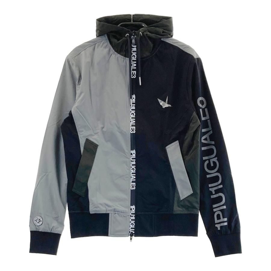 1PIU1UGUALE3 GOLF GRB077 ジップジャケット ブラック系 3 ゴルフ