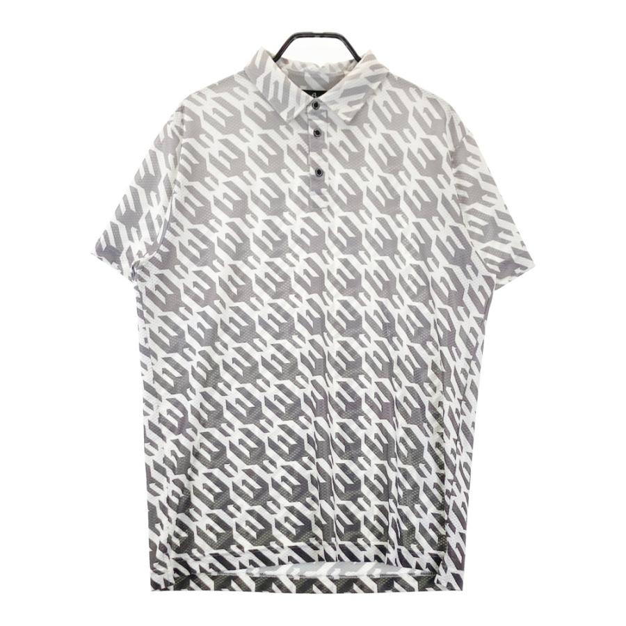 1PIU1UGUALE3 GOLF GRT119 半袖ポロシャツ メッシュ 千鳥 グレー系 6