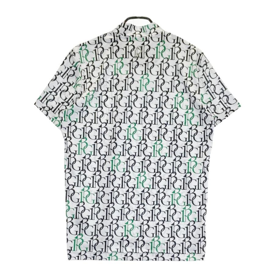 100 ％品質保証 美品】1PIU1UGUALE3 GOLF GRT208 半袖モックネックTシャツ 総柄 メンズウェア