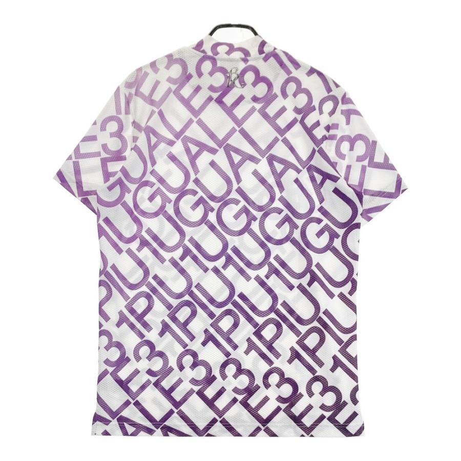 サイズS【未使用】1PIU1UGUALE3 GOLF モックネックロゴ半袖 未使用】1PIU1UGUALE3 GOLF ロゴモックネック半袖シャツ 1
