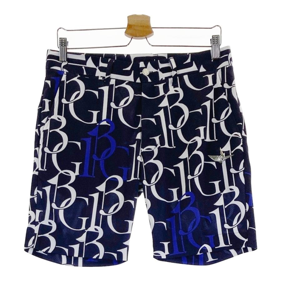 1PIU1UGUALE3 GOLF ゴルフウェア ハーフパンツ ネイビー