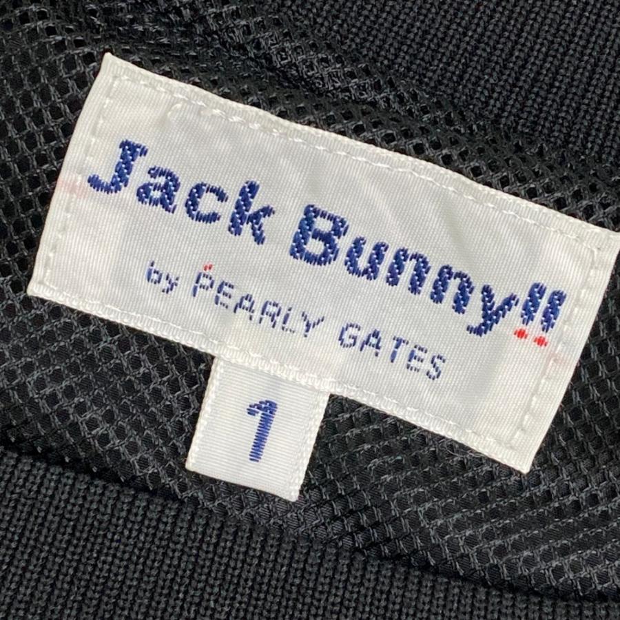サイズ：1 JACK BUNNY ジャックバニー  裏メッシュ半袖スニードジャック  ブラック系 [240101472716] ゴルフウェア レディース ストスト JACK BUNNY ジャックバニー 裏メッシュ半袖スニードジャック