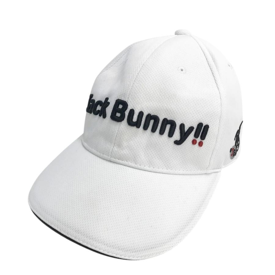 新品JACKBUNNY ホワイトジャケット、中古キャップセット JACK BUNNY ジャックバニー キャップ ホワイト系 FR ゴルフウェア