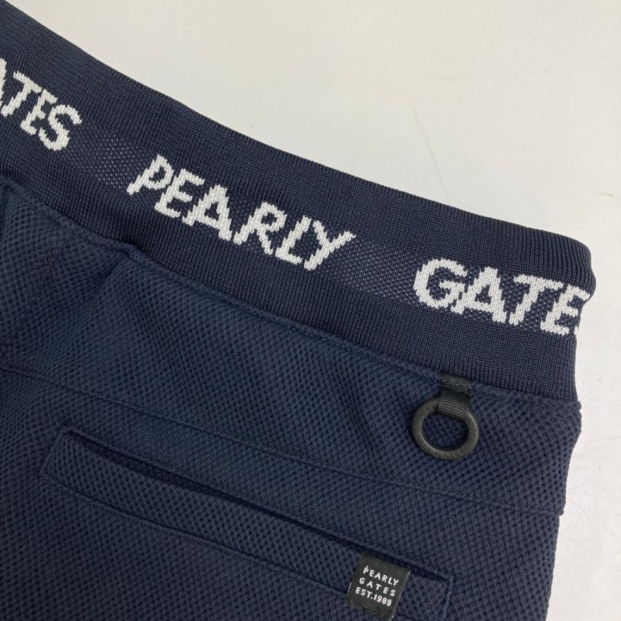 PEARLY GATES パーリーゲイツ  裾切替スカート  ネイビー系 0 ゴルフウェア レディースの画像
