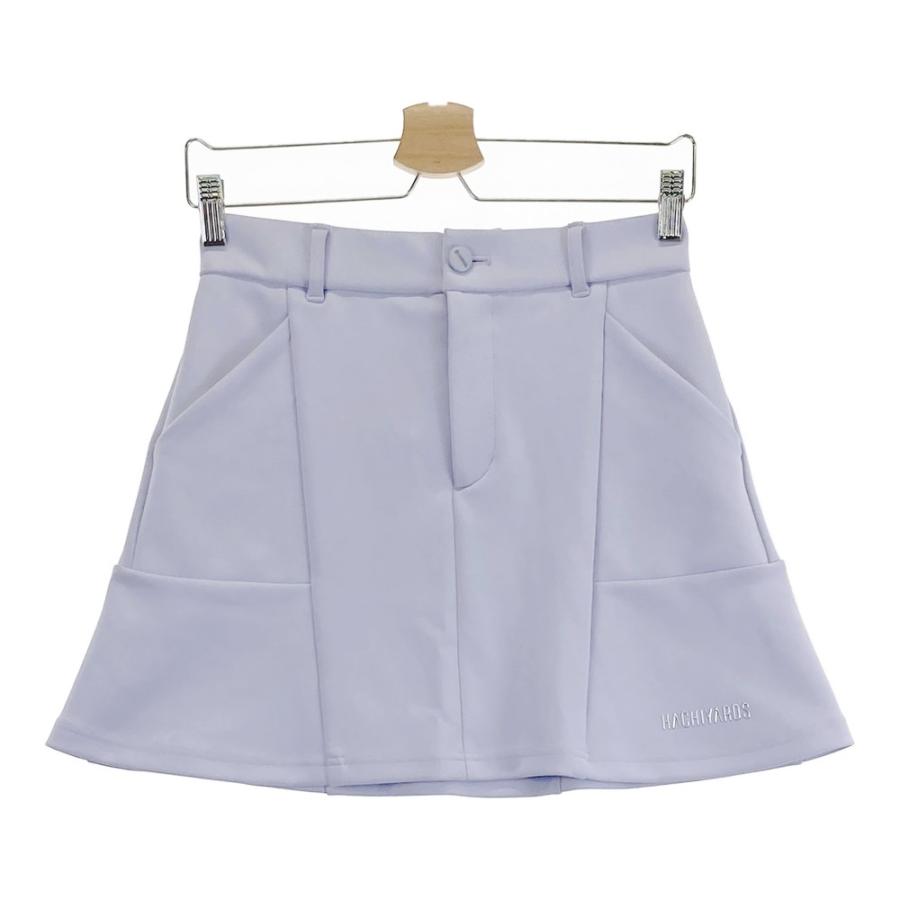ハチヤーズ☆ゴルフスカートＭサイズ 8YARDS ハチヤーズ ストレッチスカート パープル系 M ゴルフウェア