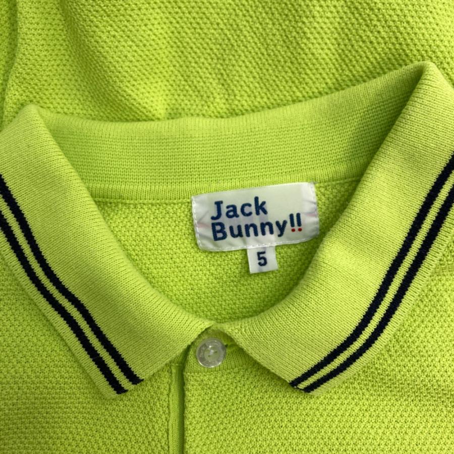 JACK BUNNY ジャックバニー 半袖ポロシャツ グリーン系 5 ゴルフ