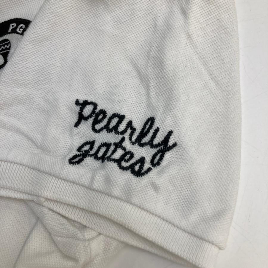 PEARLY GATES（パーリーゲイツ） 半袖ポロシャツ 刺繍 ホワイト系 2
