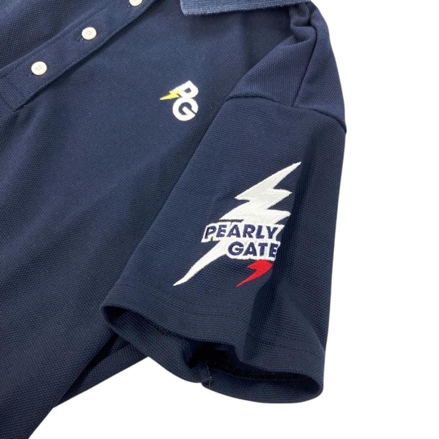 PEARLYGATES パーリーゲイツ ゴルフ ニコちゃん ポロシャツワンピース PEARLY GATES パーリーゲイツ 半袖ポロワンピース ニコちゃん ネイビー