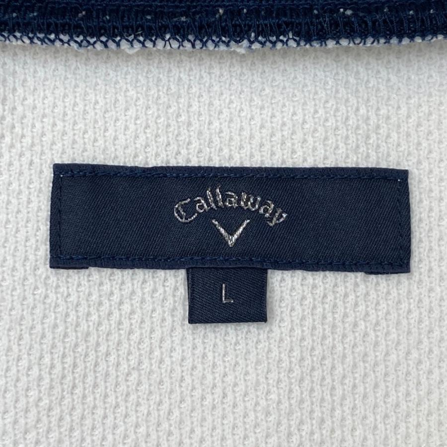 サイズ：M CALLAWAY キャロウェイ  ジップジャケット  ホワイト系 [240101455613] ゴルフウェア メンズ ストスト CALLAWAY キャロウェイ ジップジャケット ホワイト系 M ゴルフ