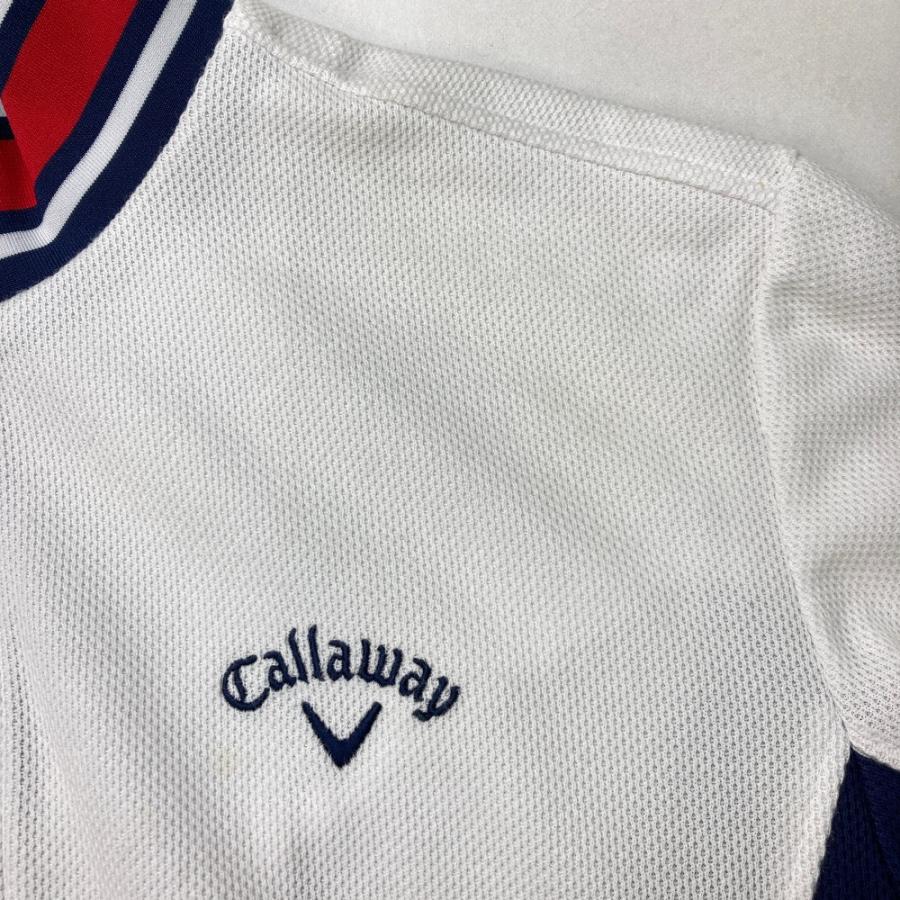 サイズ：M CALLAWAY キャロウェイ  ジップジャケット  ホワイト系 [240101419961] ゴルフウェア メンズ ストスト CALLAWAY キャロウェイ ジップジャケット パイル ホワイト系 M