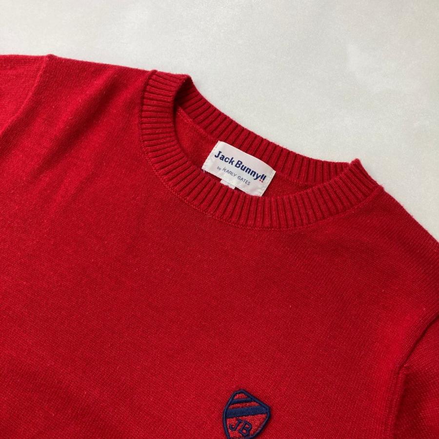 JACK BUNNY ジャックバニー ニットセーター レッド系 1 ゴルフ