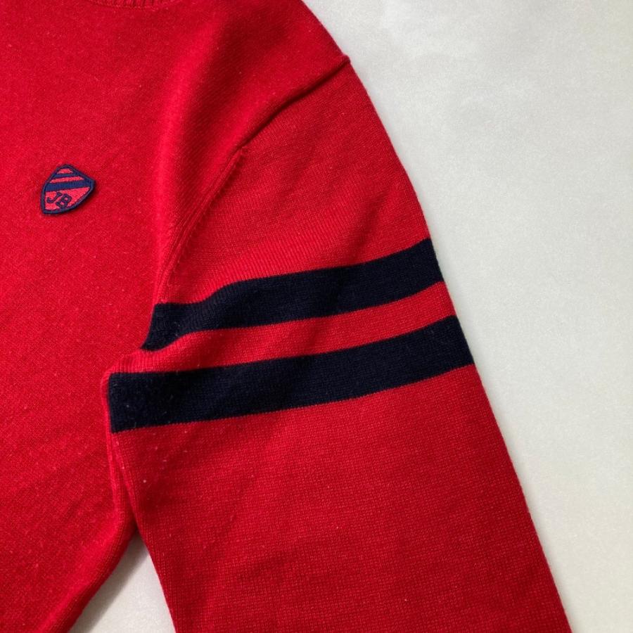 ジャックバニー 赤セ－タ－ Jack Bunny!! ジャックバニー セーター レッド Vネック ラビット