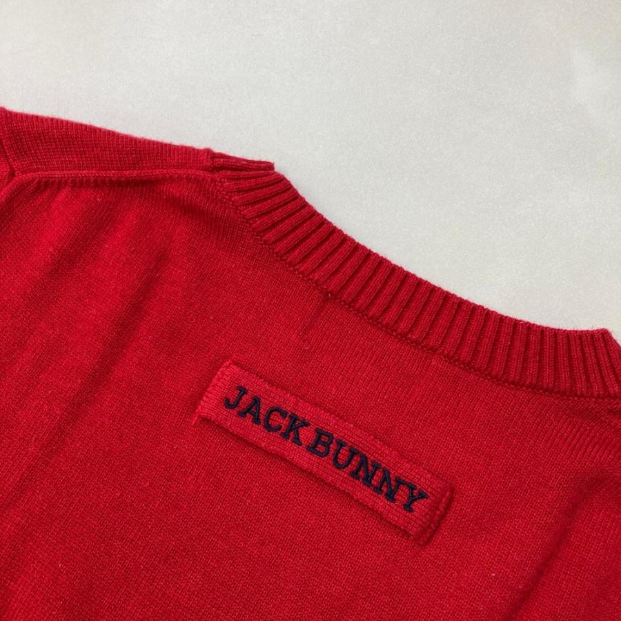 ジャックバニー 赤セ－タ－ JACK BUNNY ジャックバニー ニットセーター レッド系 サイズ：5