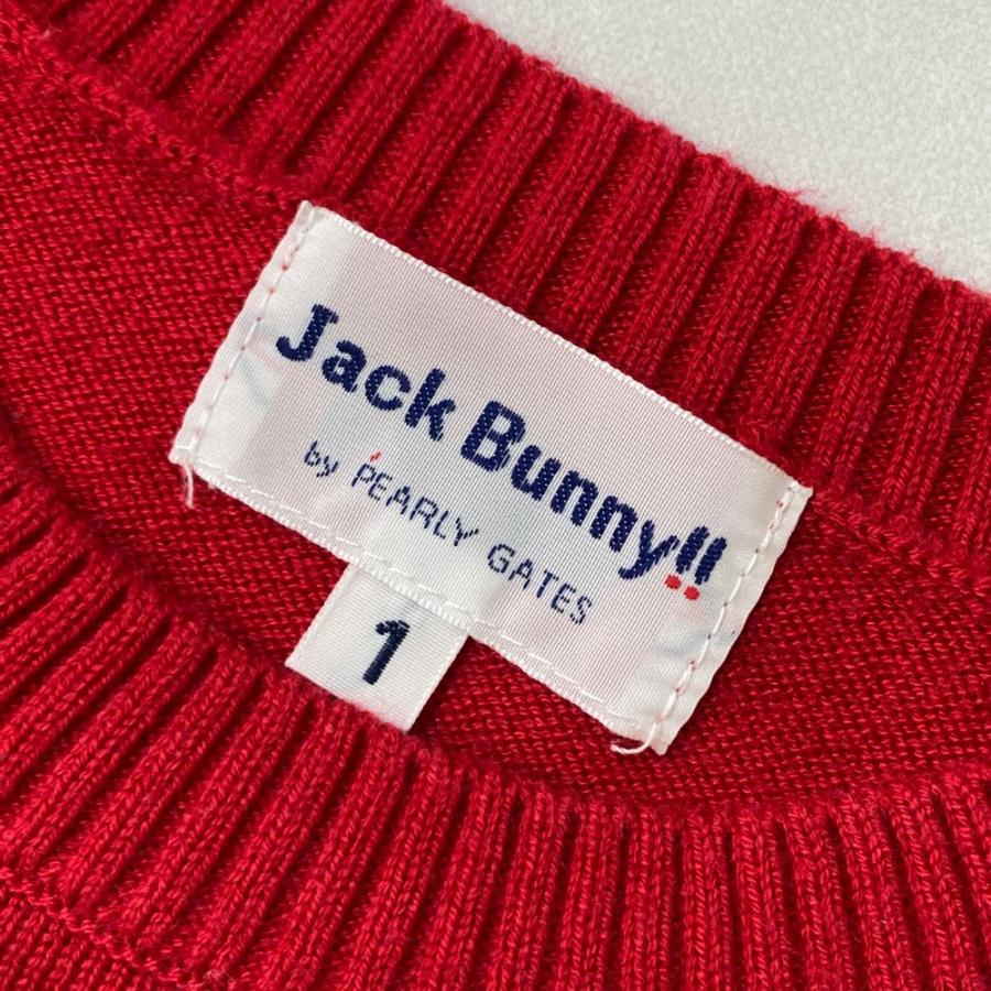 ジャックバニー 赤セ－タ－ JACK BUNNY ジャックバニー ニットセーター レッド系 1 ゴルフ