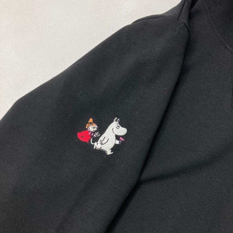 サイズ：1 23区GOLF ニジュウサンクゴルフ MOOMIN ムーミン 長袖パーカー  ブラック系 [240101461307] ゴルフウェア レディース ストスト サイズ：1 23区GOLF ニジュウサンクゴルフ MOOMIN ムーミン 長袖