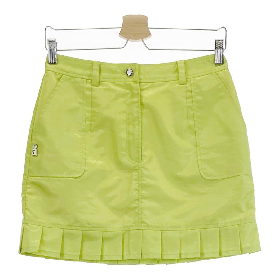 archivio アルチビオ プリーツスカート グリーン 38 ARCHIVIO アルチビオ 裏地付 裾プリーツ スカート グリーン系 38