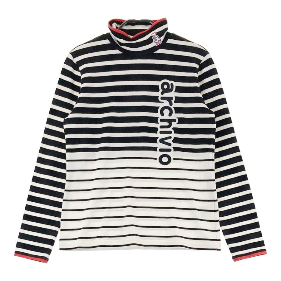 archivio - 新品アルチビオ長袖38 ARCHIVIO アルチビオ ハイネック 長袖Tシャツ ボーダー柄