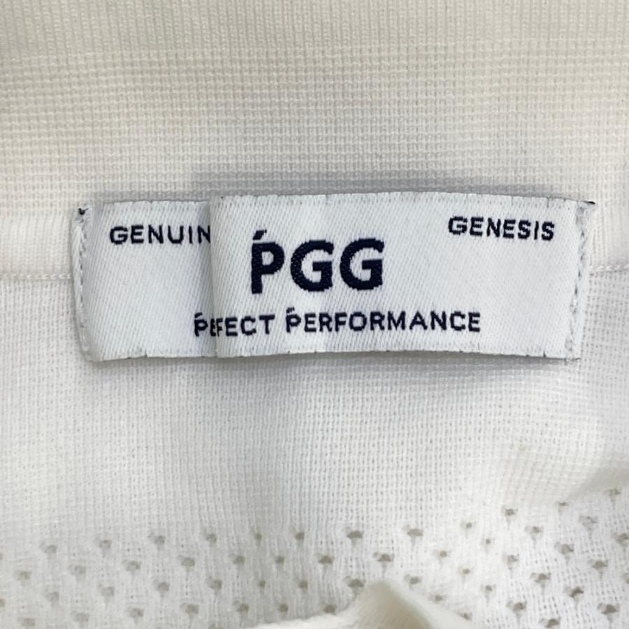 PGG PEARLY GATES パーリーゲイツ 半袖ポロシャツ ホワイト系 4 ゴルフ