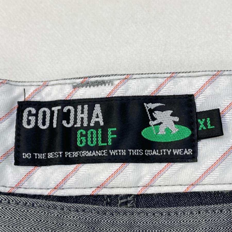 美品 ガッチャ ゴルフ GOTCHA パンツ ストレッチ グレー メンズ L GOTCHA ガッチャ ストレッチ ロングパンツ グレー系 XL ゴルフウェア