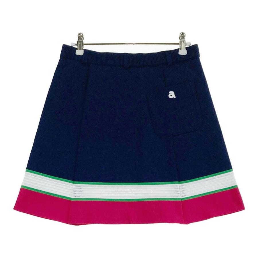 ARCHIVIO アルチビオ ニットスカート ネイビー系 38 ゴルフウェア