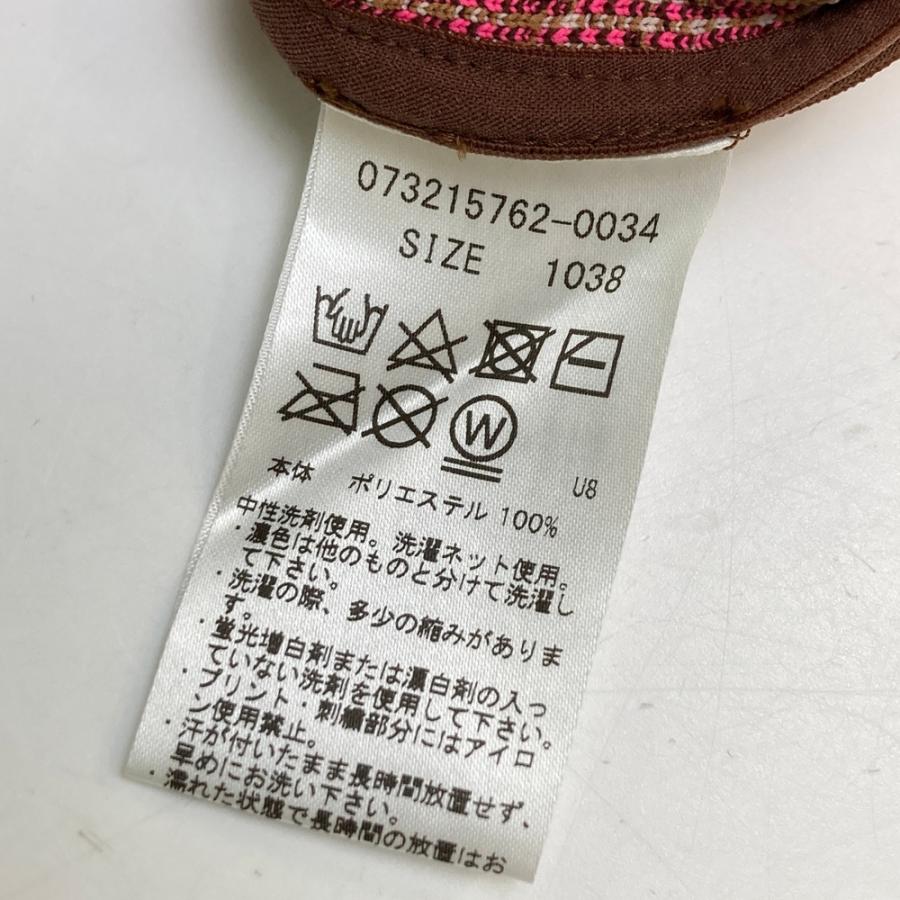 G/FORE（ジーフォア） 長袖ニット ワンピース 総柄 ブラウン系 38