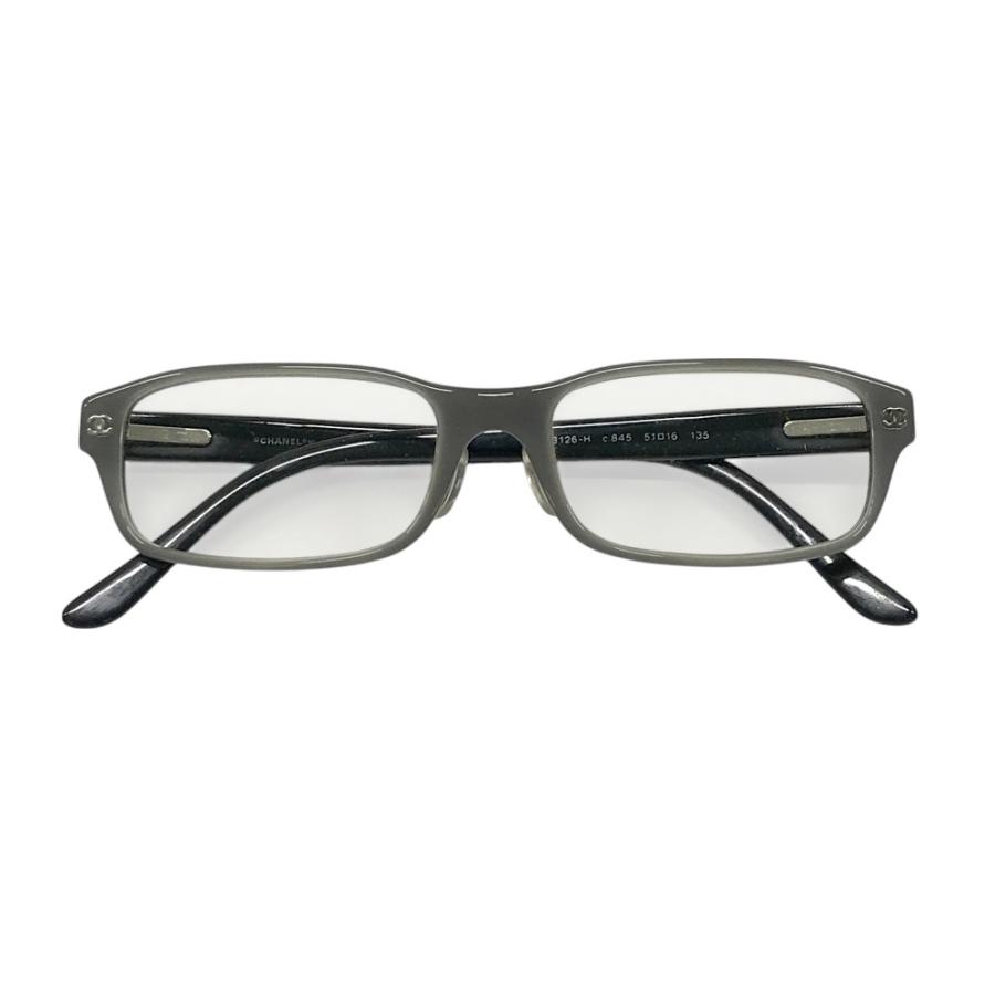 CHANEL シャネル 3126-H メガネ フレーム グレー系 51□16 135 