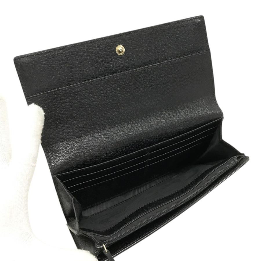 GUCCI グッチ 154168 二つ折り 長財布 GG柄 ブラック系 メンズ
