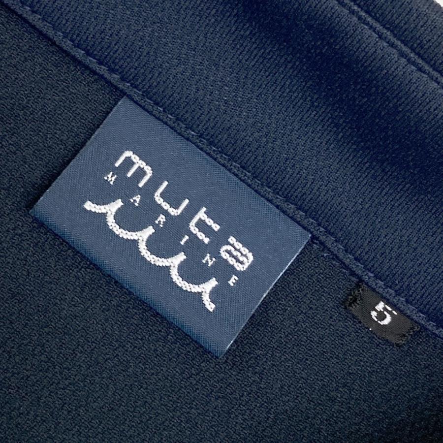 MUTA MARINE ムータマリン ×BANDEL 半袖ポロシャツ ネイビー系 5